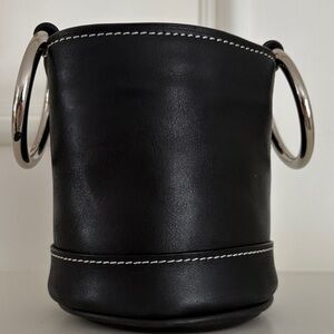 Simon Miller Black Leather Bucket Bag